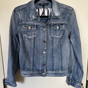 M jean jacket … Fuckery embroidered on the back